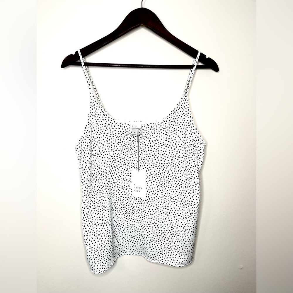 3 for 20 TARGET A New Day Black & White Spaghetti Strap Tank Top | Medium‎